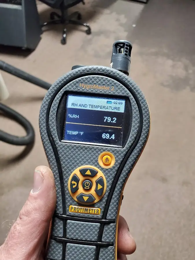 Moisture meter humidity assessment for Fire & Smoke Damage Restoration in Plumas Lake